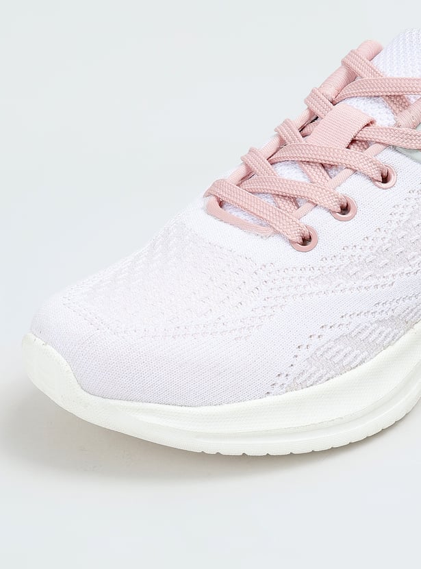 Durable Women Lace-Up Athleisure Shoes for Jogging, Training, and Casual Outings