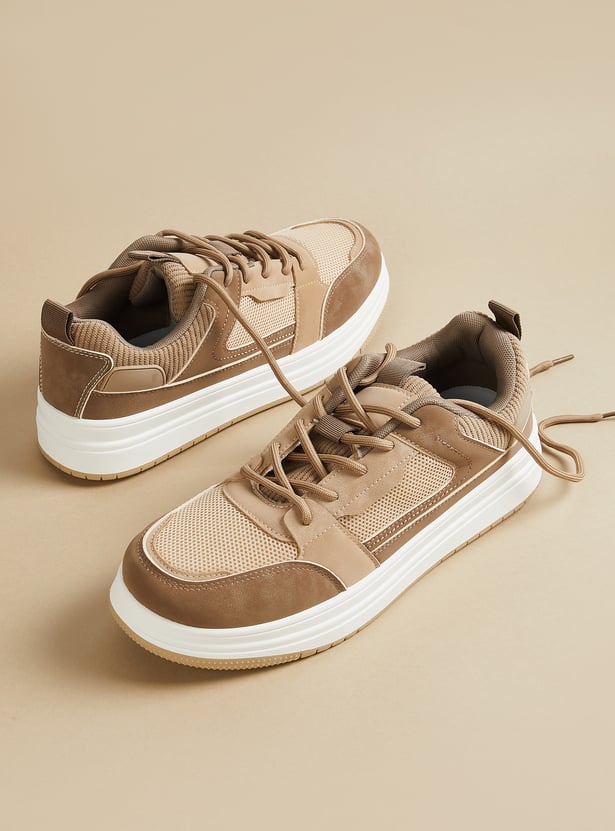 Lightweight Men Colorblock Sneakers for Gym Training and Active Lifestyle