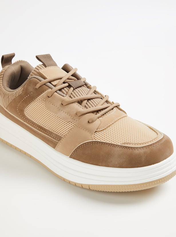 Lightweight Men Colorblock Sneakers for Gym Training and Active Lifestyle