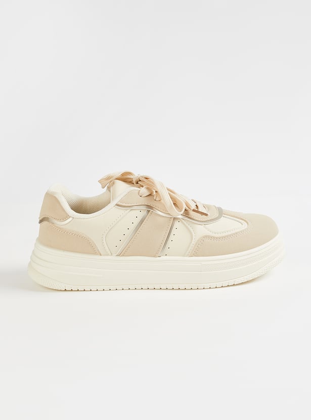 Lightweight Women Colourblock Sneakers for Gym Workouts and Outdoor Adventures