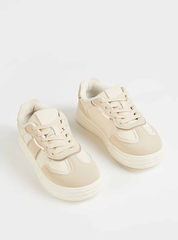 Lightweight Women Colourblock Sneakers for Gym Workouts and Outdoor Adventures