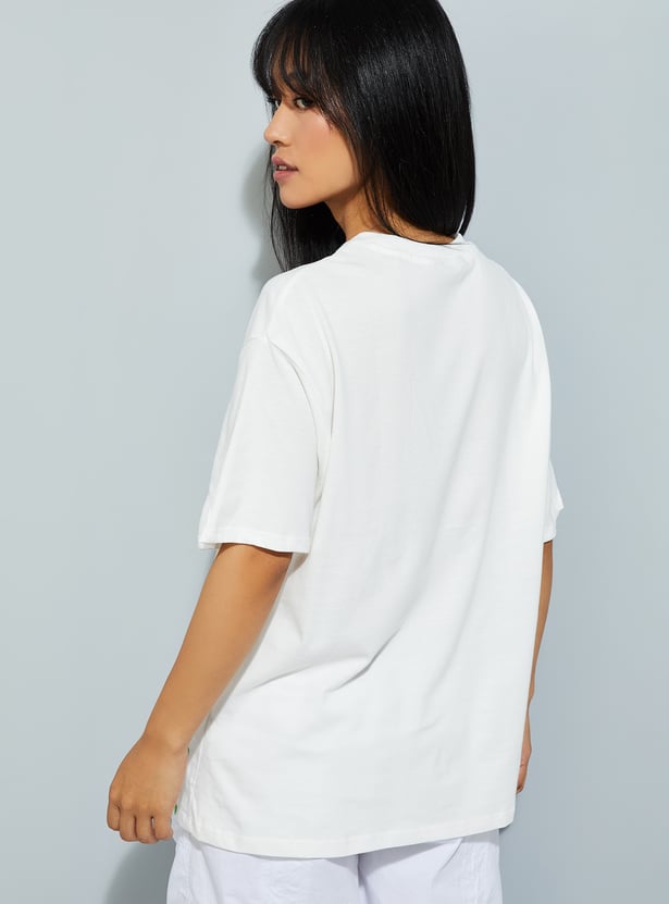 Soft and Stylish Women’s Printed T-shirt for Office, Home, and Daily Outings