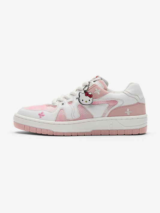 Women’s Low Top Sneakers Kawaii Design Comfortable Slip-On Canvas Shoes Perfect for Daily Wear
