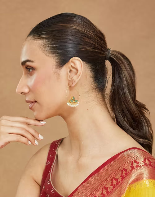 Beautiful Silver Hoop Earrings with Contemporary Appeal