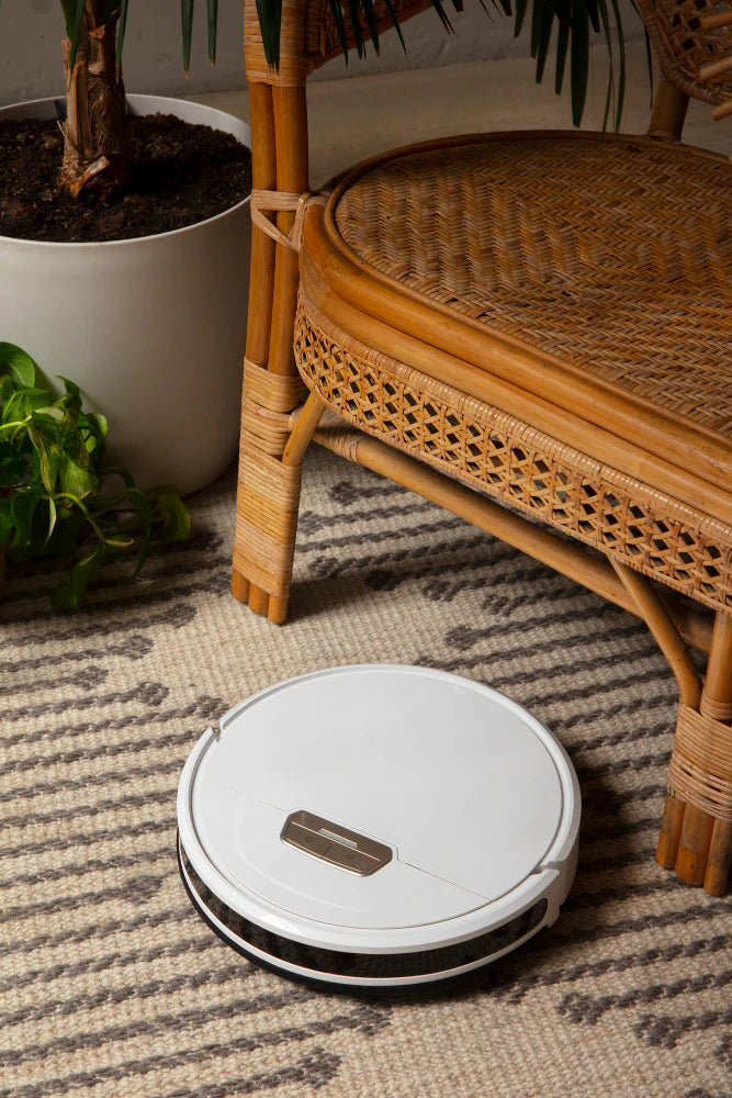 Pet Friendly Smart Robot Vacuum Cleaner with Quiet Operation Auto Mapping and Self Cleaning Mop Function