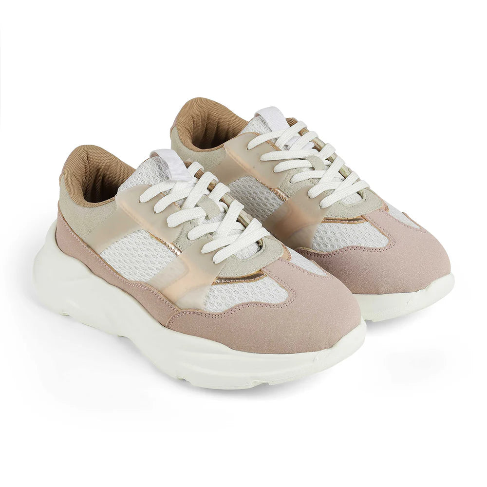 Trendy Women’s Pink Sneakers for Smart Casual and Active Lifestyle