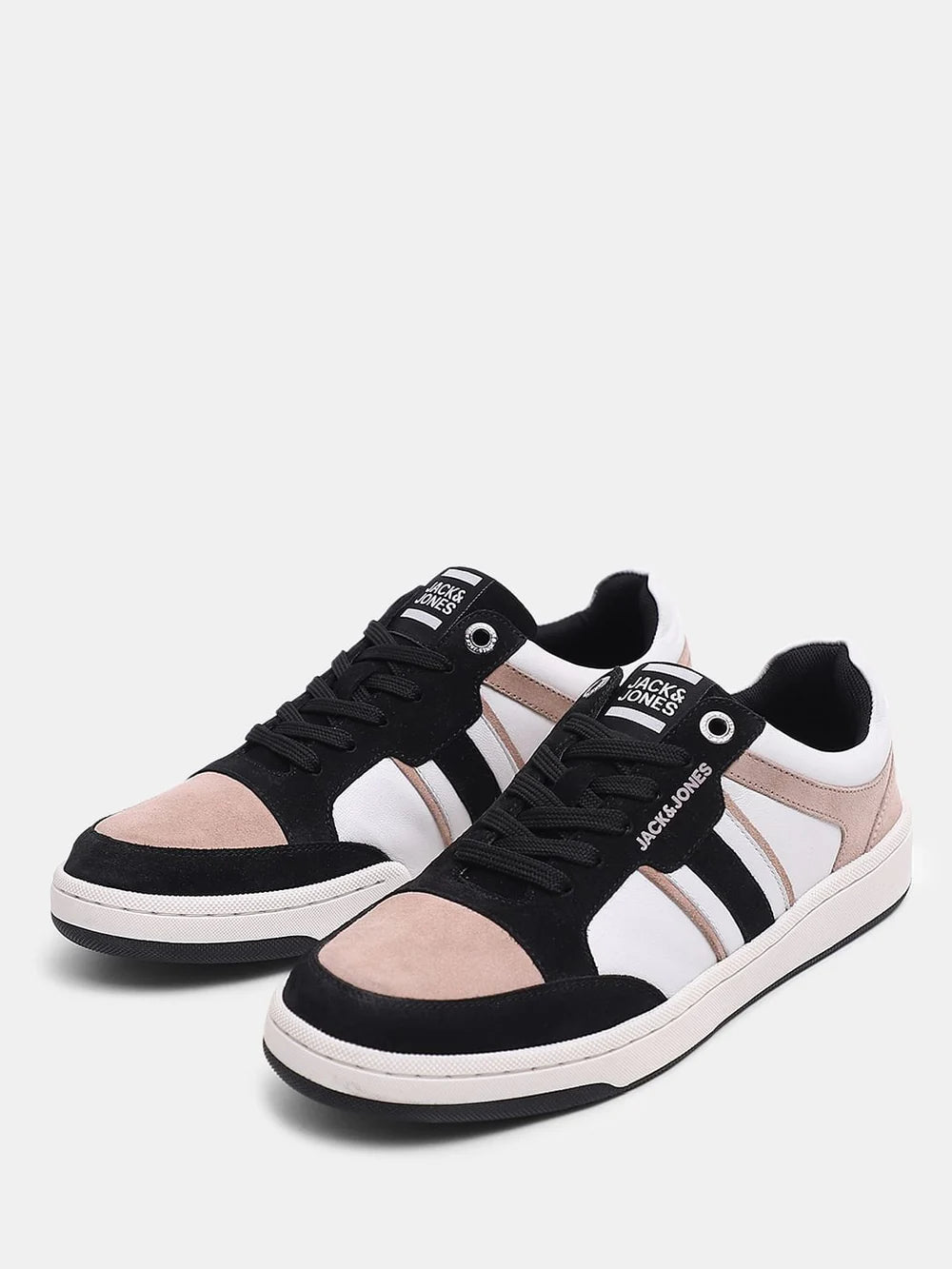Modern Black Colourblocked Sneakers Fashionable Streetwear