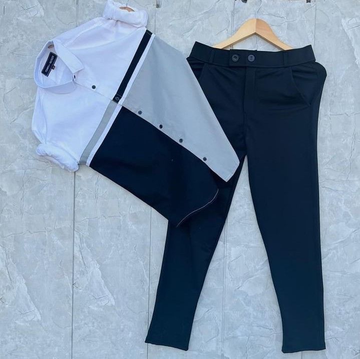 Elegant Men’s Shirt and Pant Combo for Office, Party and Festive Wear