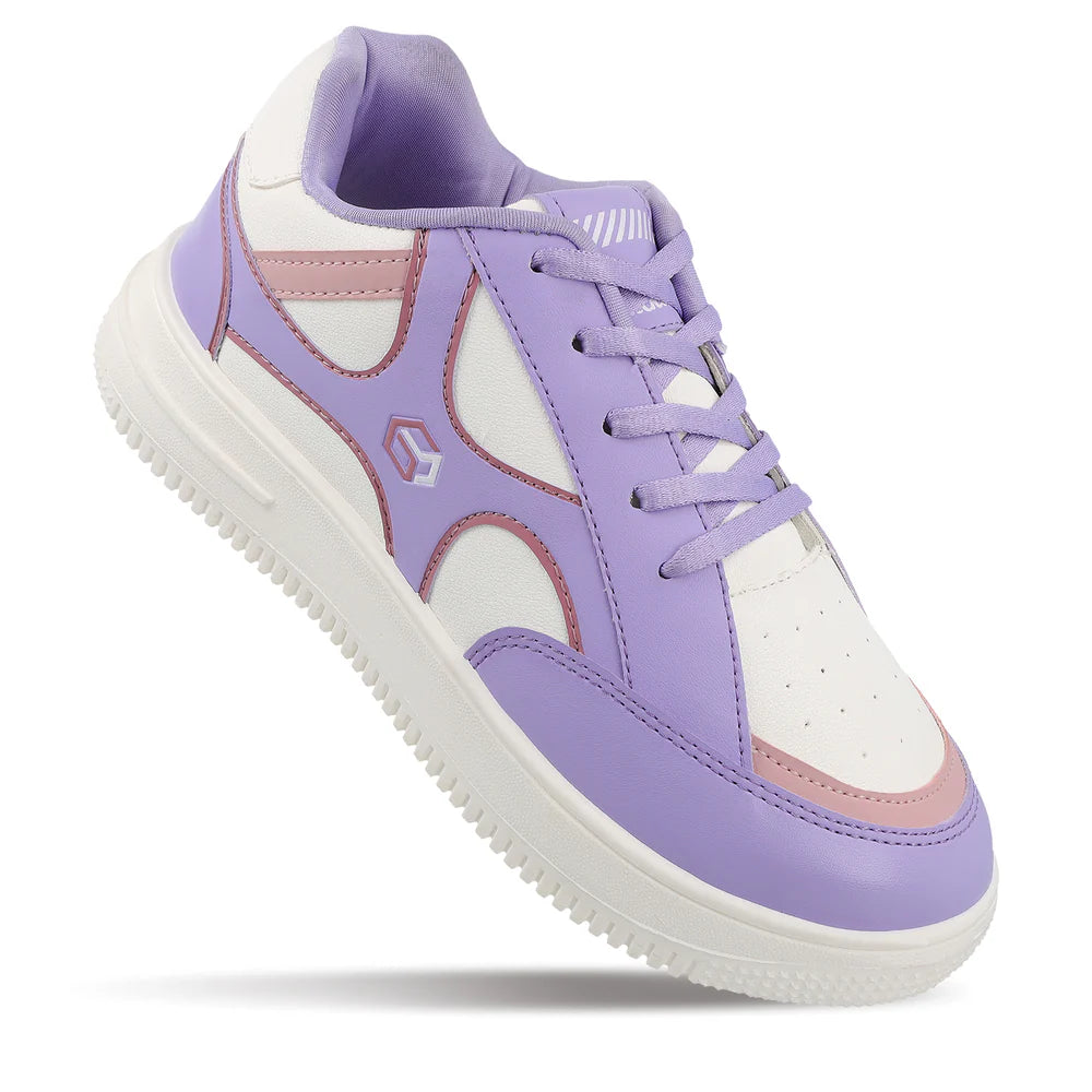 Comfortable Women’s Sneakers in Lavender for Walking, Gym, and Daily Activities