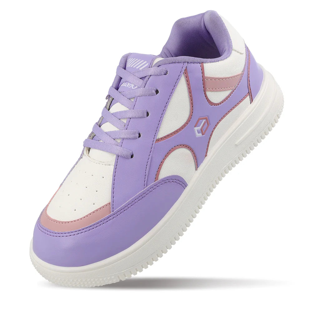 Comfortable Women’s Sneakers in Lavender for Walking, Gym, and Daily Activities