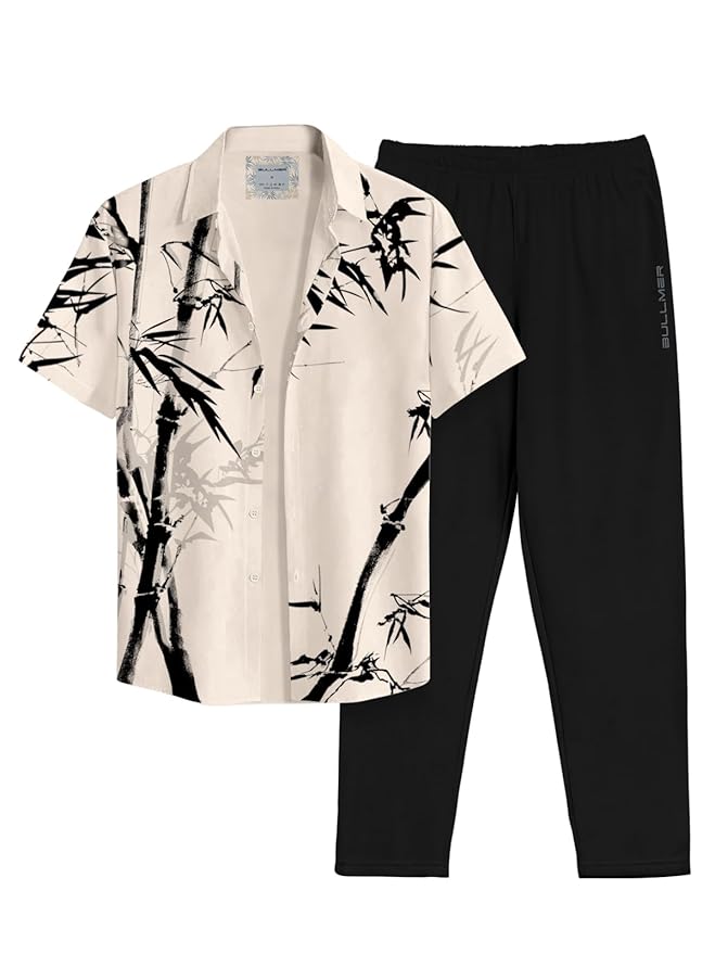 Contemporary Men’s Shirt and Pant Co-ord Set for Casual and Semi-Formal Wear