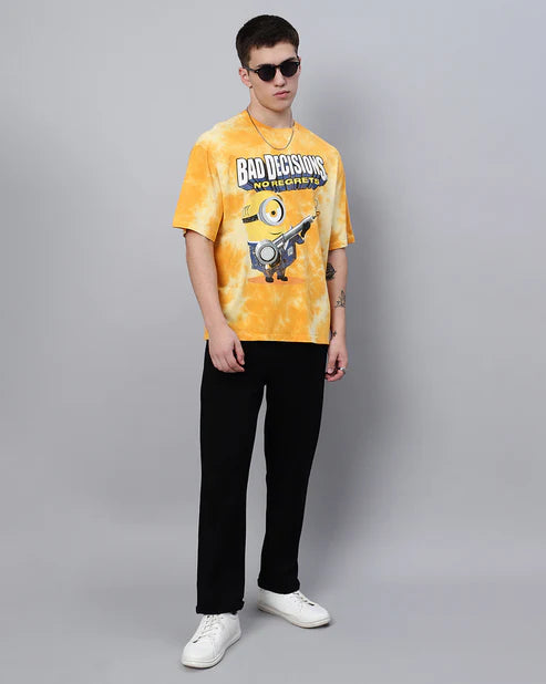 Classic Oversized Minions T-Shirt for Men Everyday Comfort