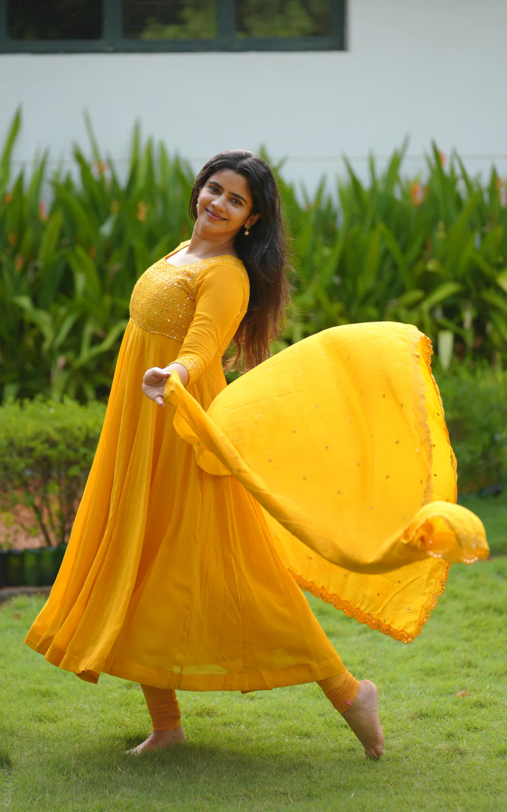 Premium Mustard Kurti Ensemble with Coordinated Dupatta and Stylish Traditional Detailing for Wedding Functions and Festive Occasions