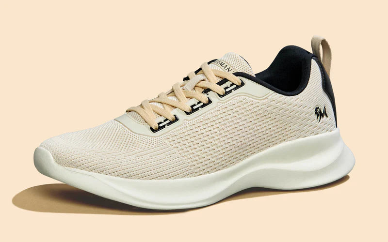 Men’s Ivory Walking Sneakers Lightweight and Durable Casual Shoes