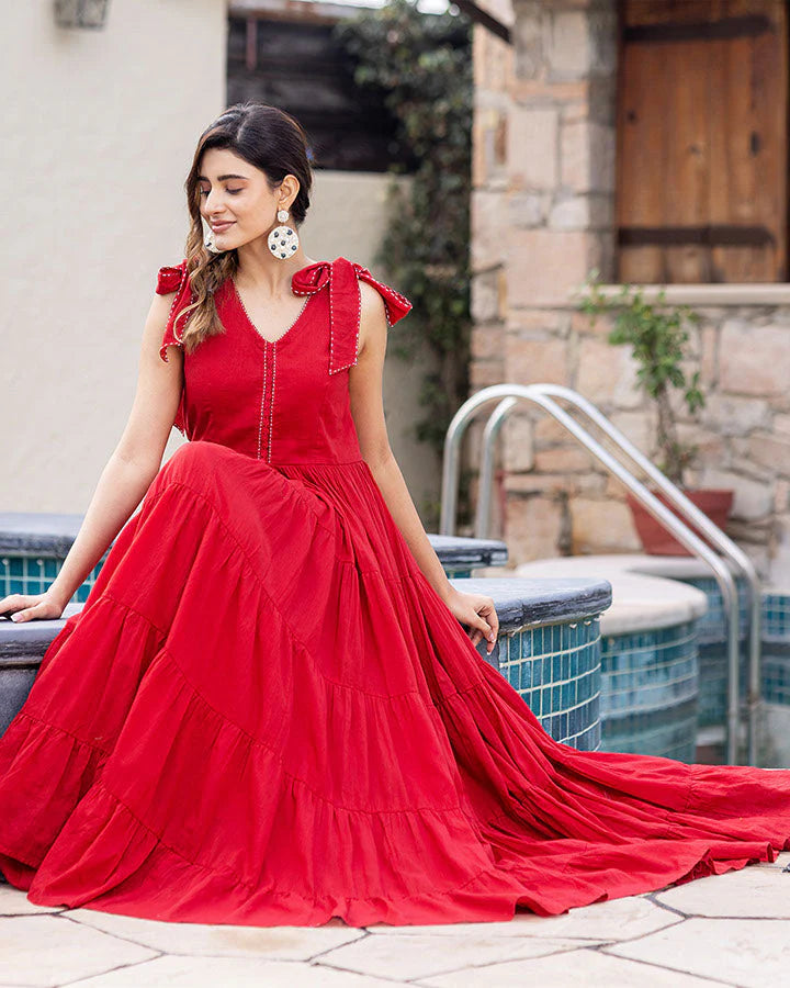 Casual Ruby Maxi Dress for Everyday Comfort