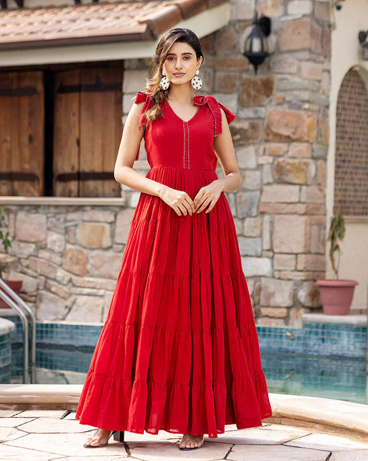 Casual Ruby Maxi Dress for Everyday Comfort