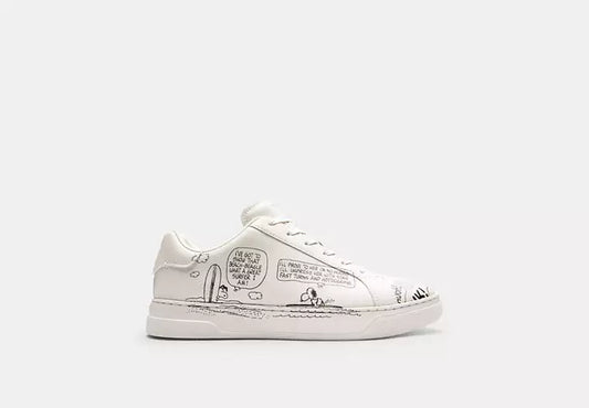 Contemporary Men’s High Line Sneakers with Graphic Newspaper Print for Everyday Comfort