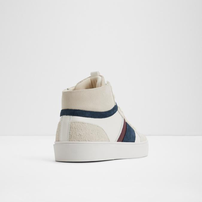 Durable Men’s White Fashion Athletic Sneakers with Soft Cushioning for Long Hours