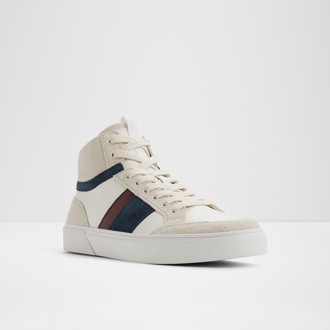 Durable Men’s White Fashion Athletic Sneakers with Soft Cushioning for Long Hours