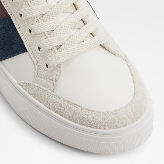 Durable Men’s White Fashion Athletic Sneakers with Soft Cushioning for Long Hours