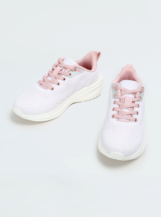 Durable Women Lace-Up Athleisure Shoes for Jogging, Training, and Casual Outings
