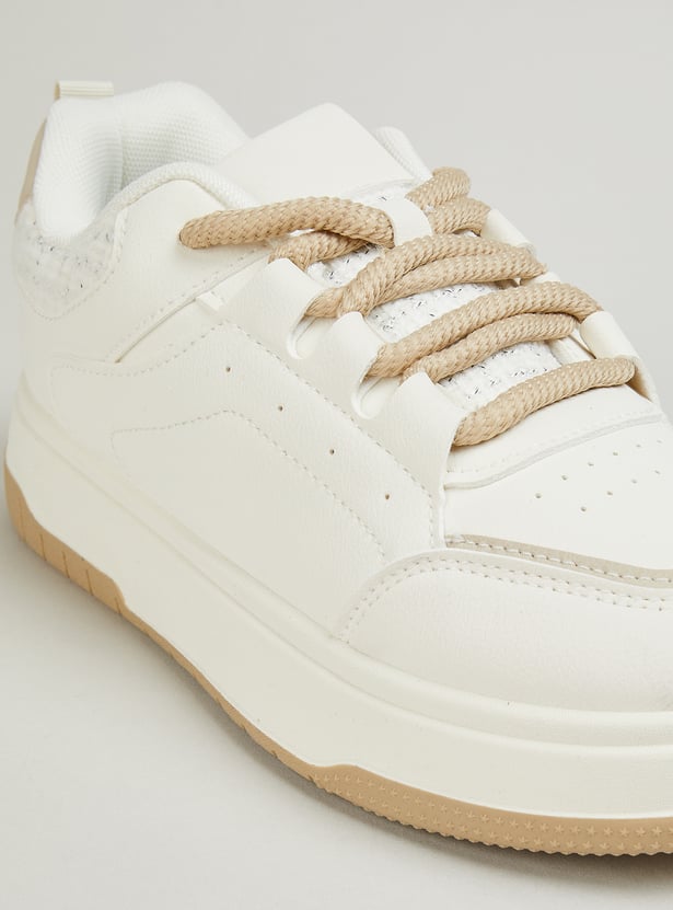 Comfortable Women’s Lace-Up Sneakers for Walking, Gym, and Daily Activities