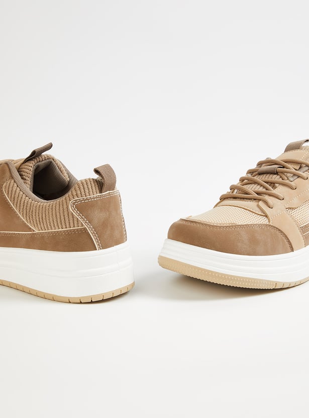 Lightweight Men Colorblock Sneakers for Gym Training and Active Lifestyle