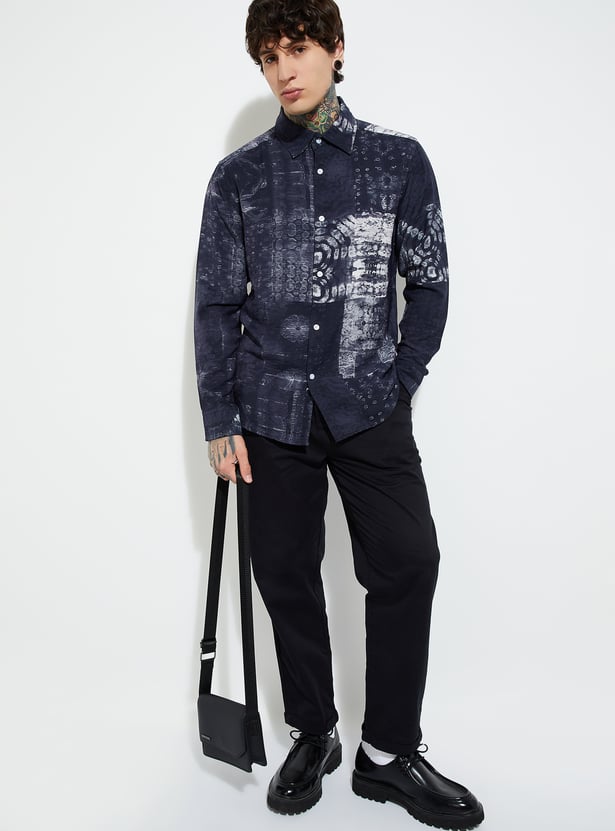 Comfortable Printed Regular Fit Shirt for Men with Everyday Casual Style