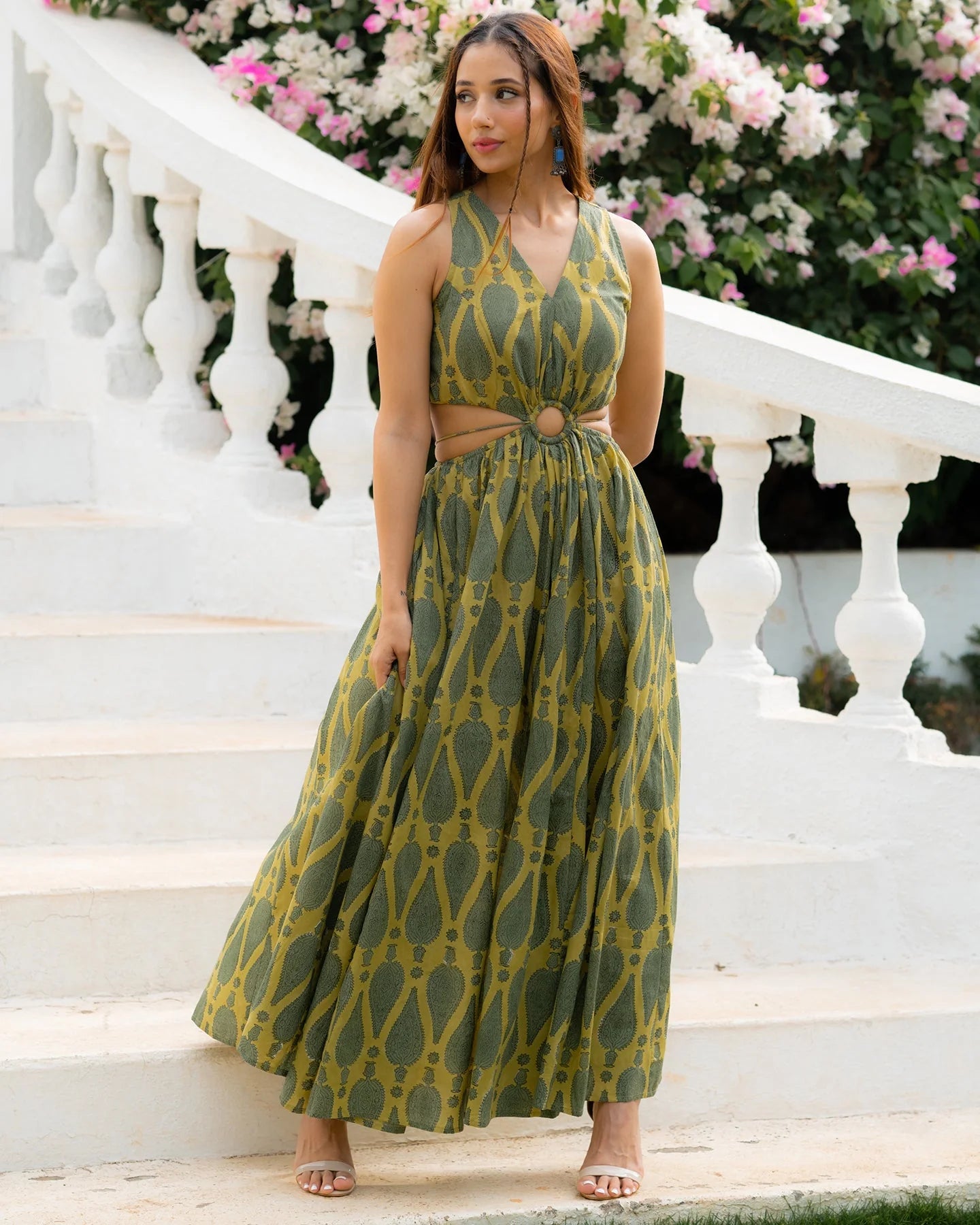 Casual Wear Maxi Dress with Prints for Women