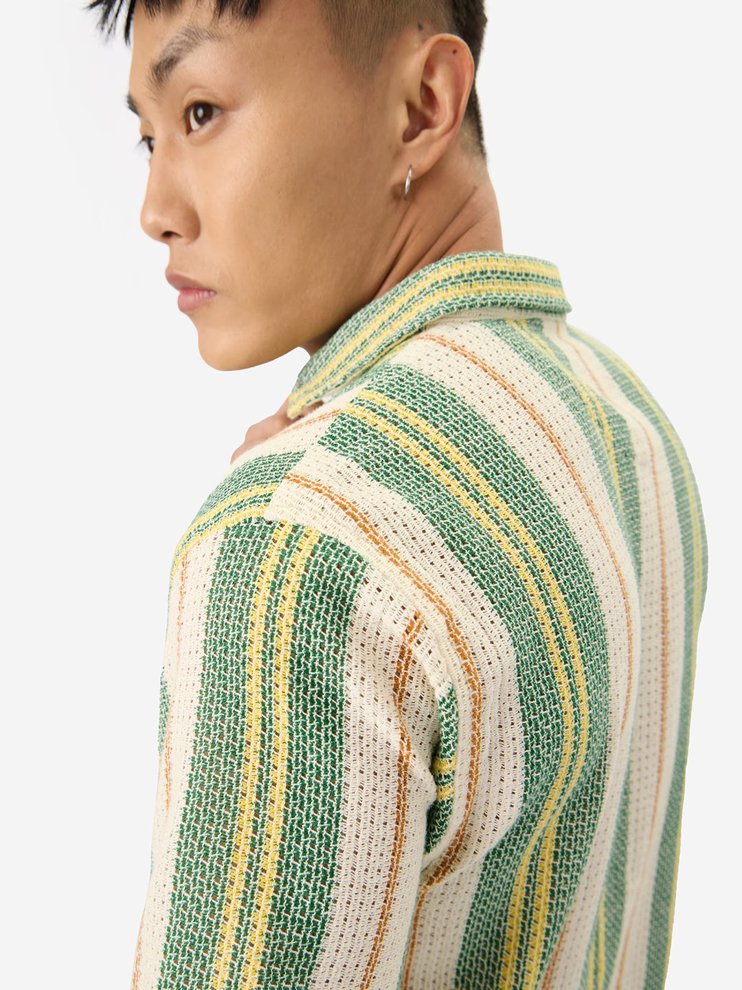 Golden Fields Men Textured Relaxed Fit Casual Shirt Ideal for Outdoor Adventures and Daily Wear
