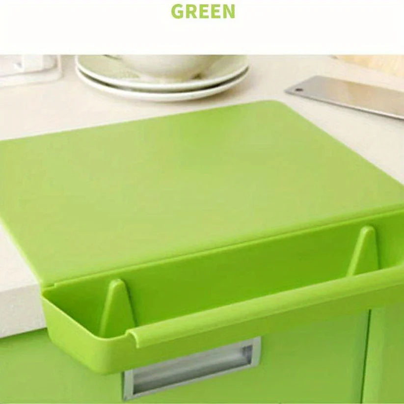 Kitchen Essential 2 in 1 Non Slip Cutting Board with Detachable Chopping Board and Food Box