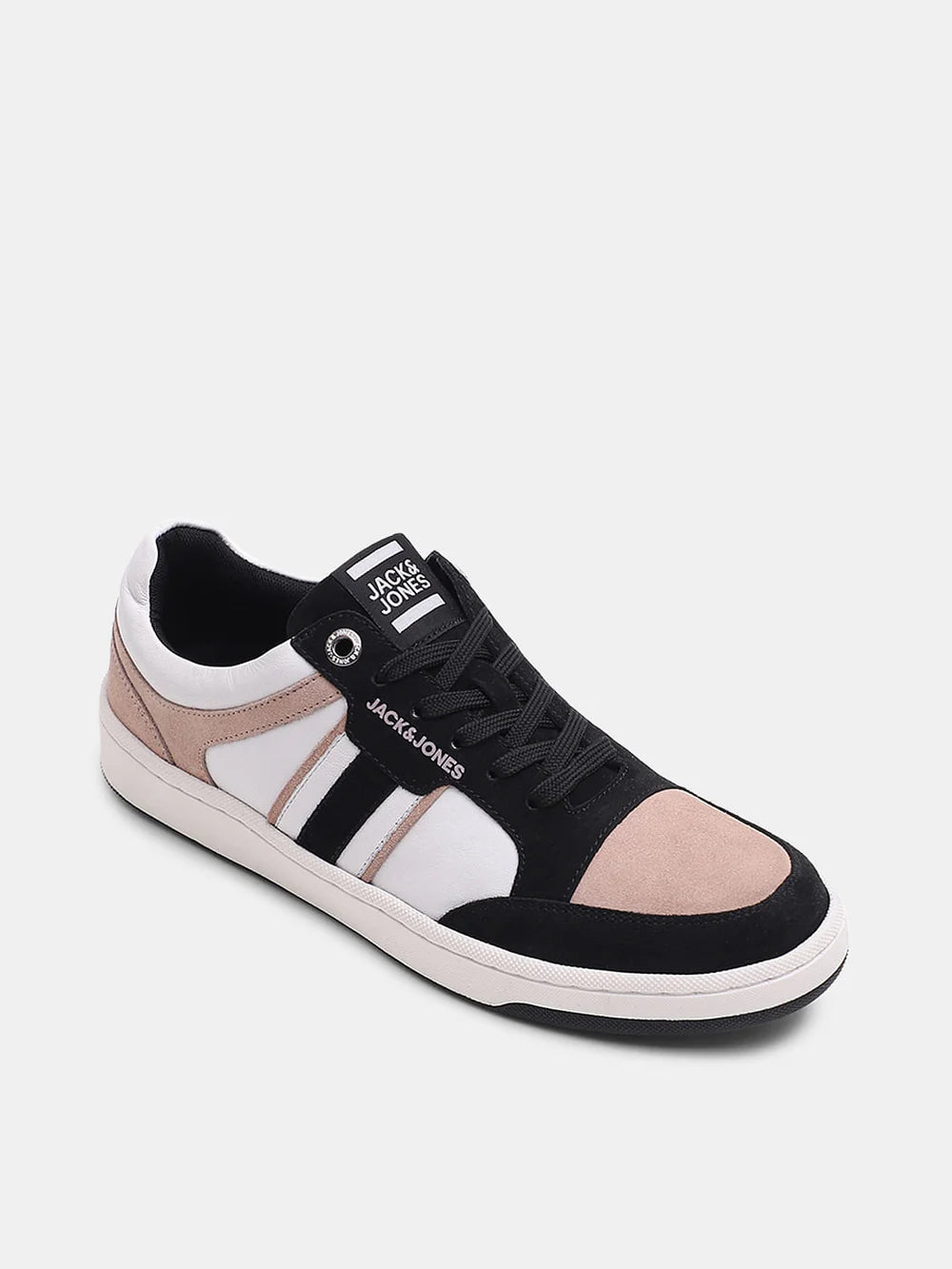 Modern Black Colourblocked Sneakers Fashionable Streetwear