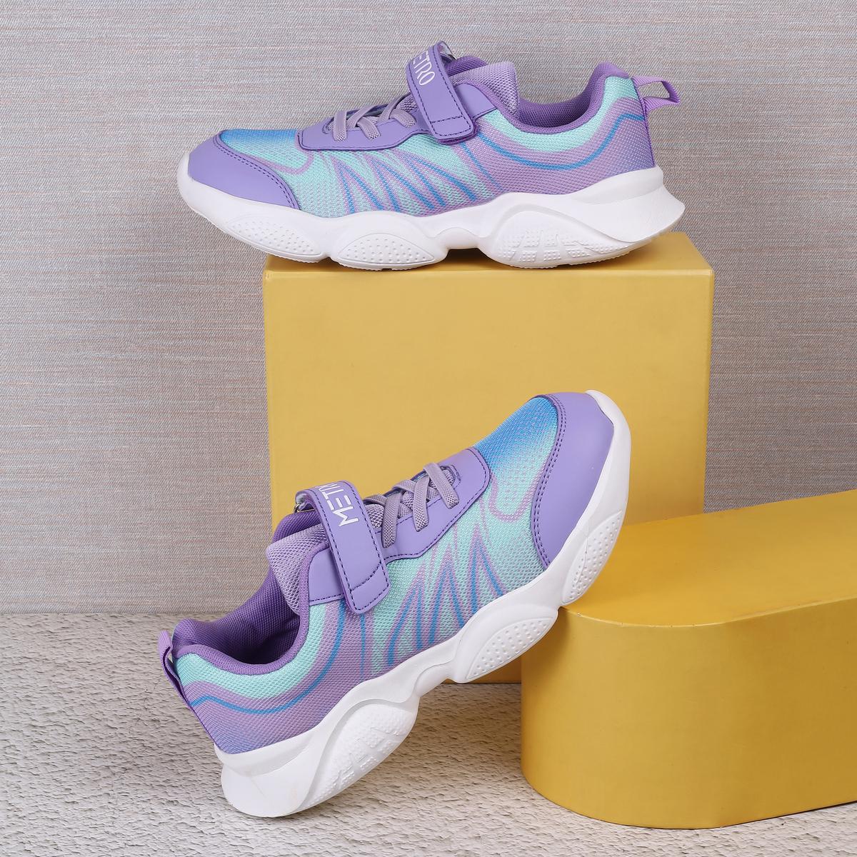 Boys’ Purple Casual Moccasin Modern Design Everyday Shoes