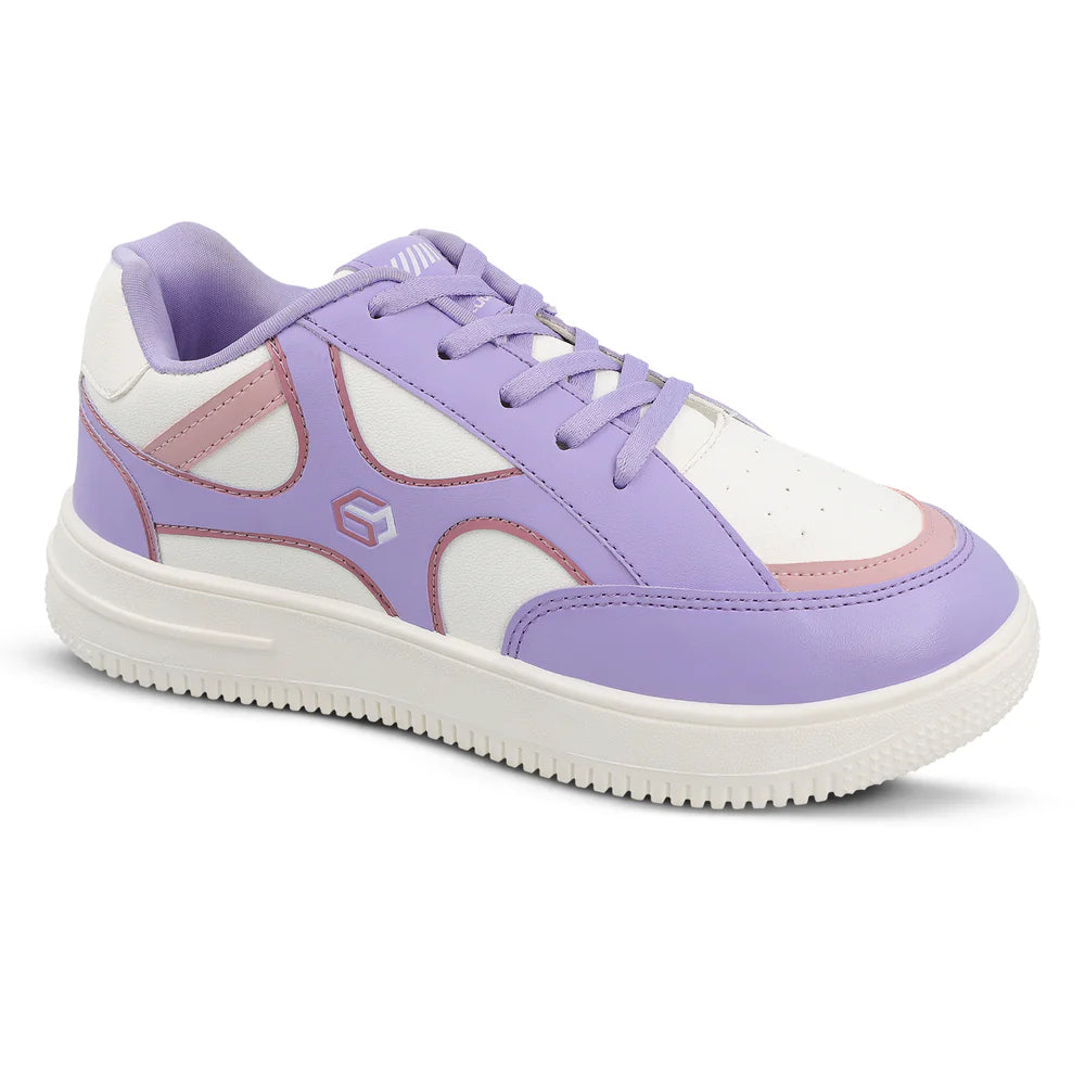 Comfortable Women’s Sneakers in Lavender for Walking, Gym, and Daily Activities