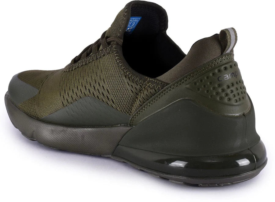 Contemporary Olive Men’s Running Shoes for Everyday Comfort and Style