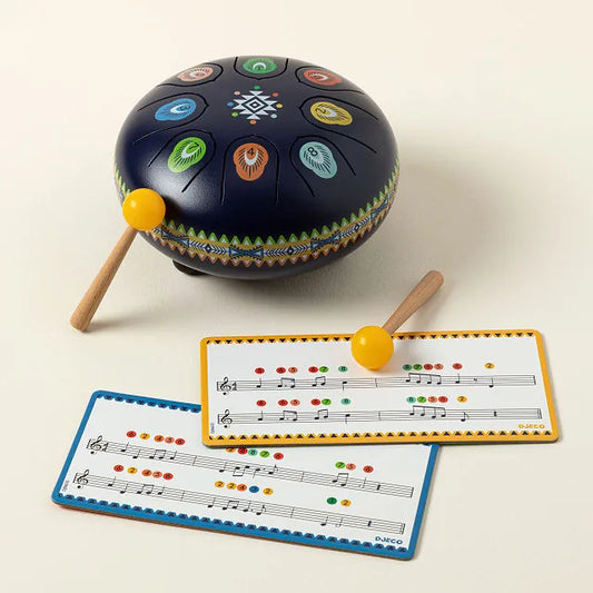 Melody Maker Steel Tongue Drum for Kids Musical Learning Instrument with Fun Sounds