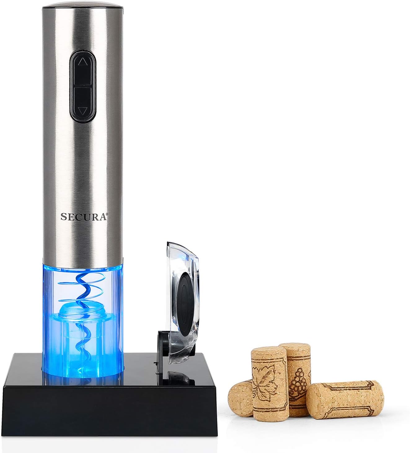 Rechargeable Automatic Wine Opener Electric Corkscrew with Foil Cutter for Home and Parties