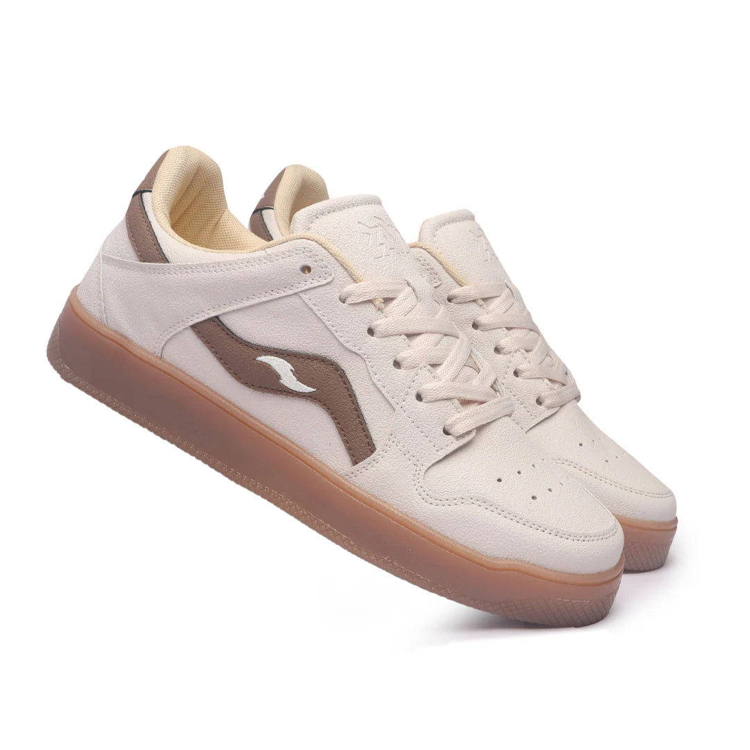 Lightweight Cream Casual Sneakers for Men Stylish and Durable
