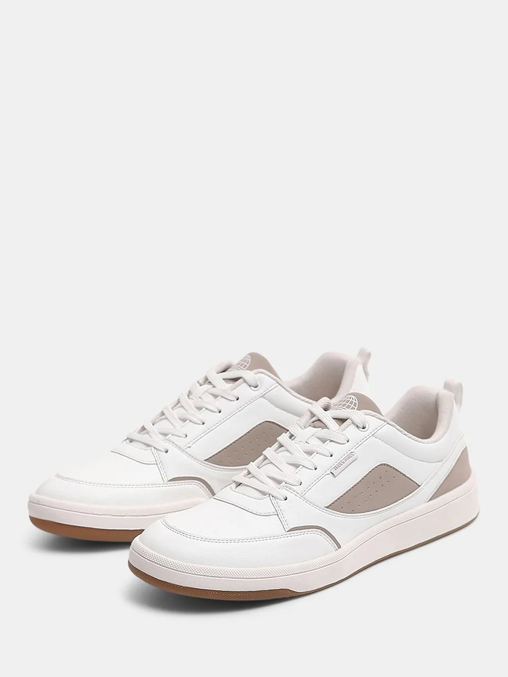 Modern White PU Casual Sneakers for Daily Adventures and Active Lifestyle