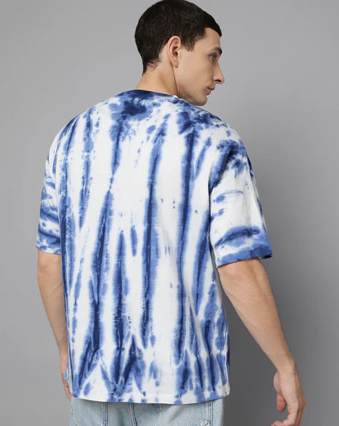 Stylish Oversized Tie-Dye T-Shirt for Men Trendy Fashion