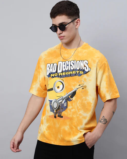 Classic Oversized Minions T-Shirt for Men Everyday Comfort