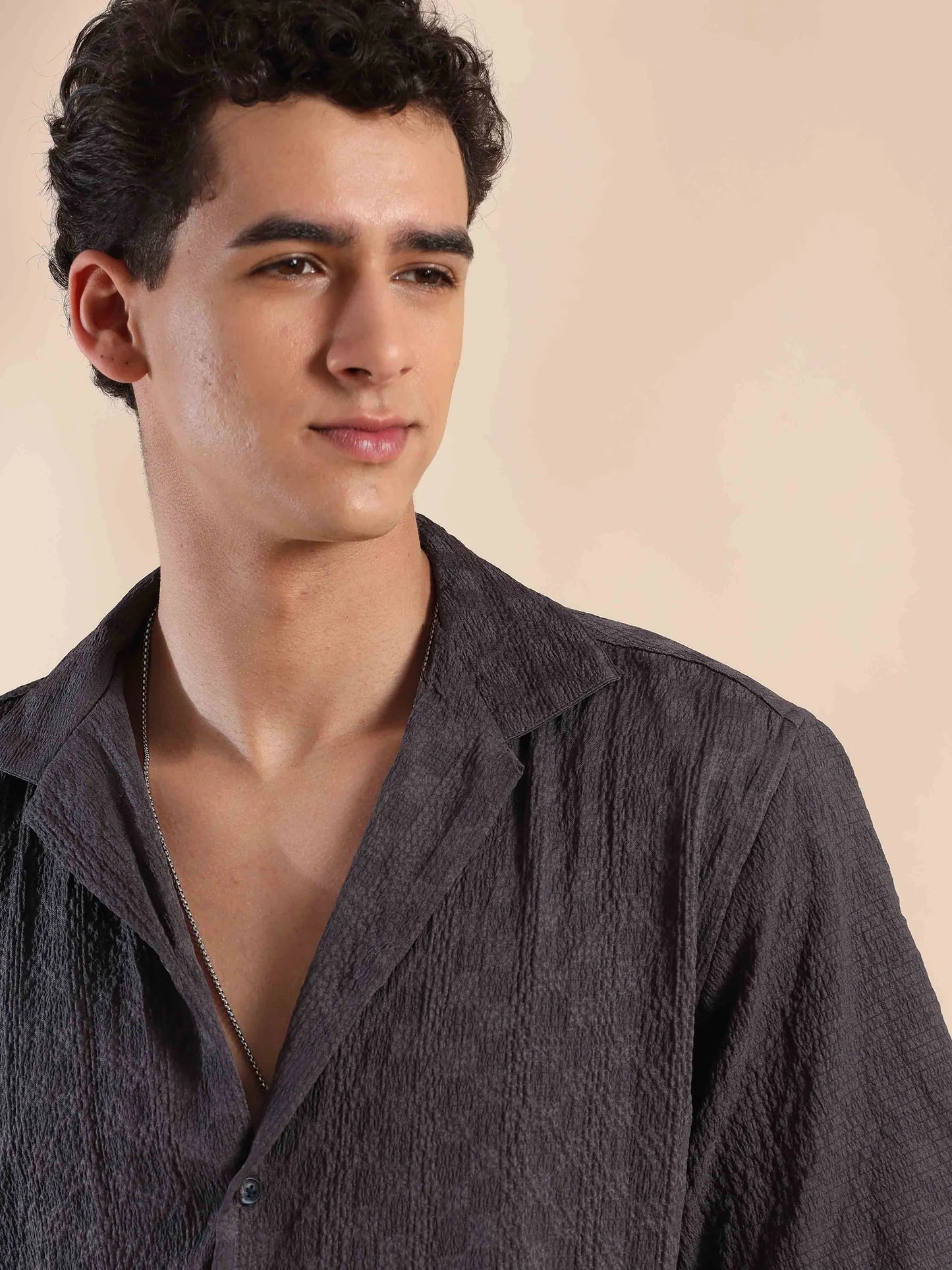 Pebble Beach Paradise Popcorn Shirt Comfortable and Lightweight Ideal for Street Style and Travel