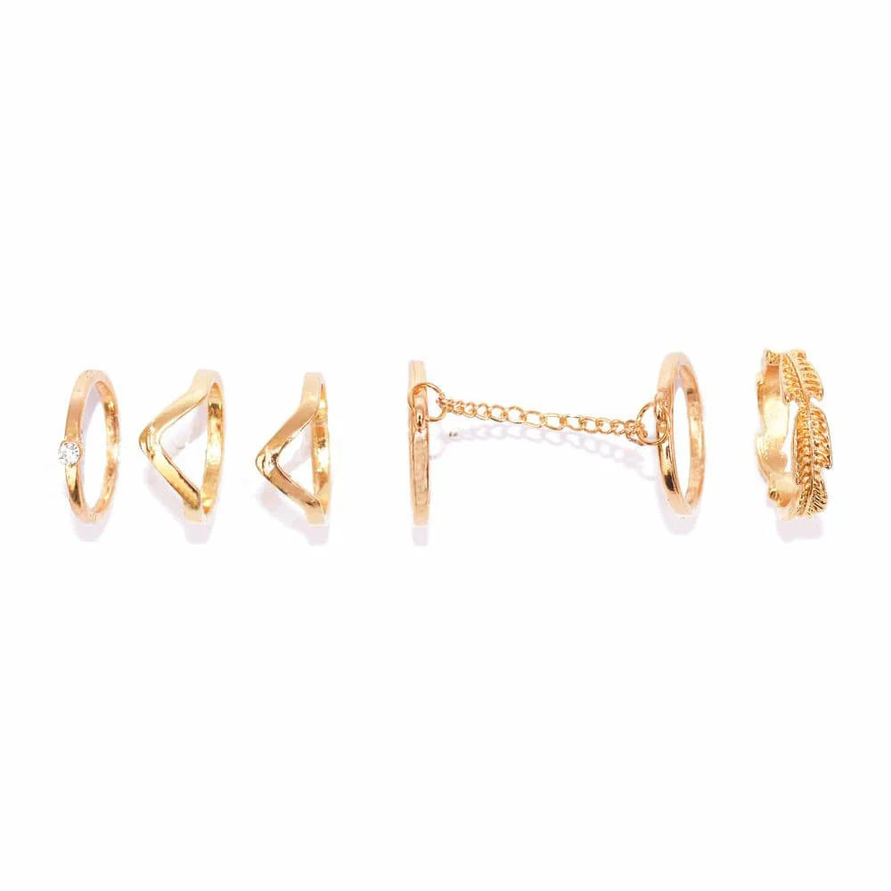 Minimalist Gold Midi Rings Stylish Jewelry Piece Ideal for Casual and Party Wear