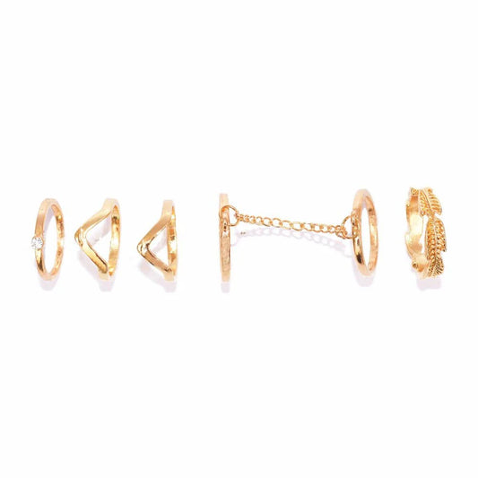 Minimalist Gold Midi Rings Stylish Jewelry Piece Ideal for Casual and Party Wear