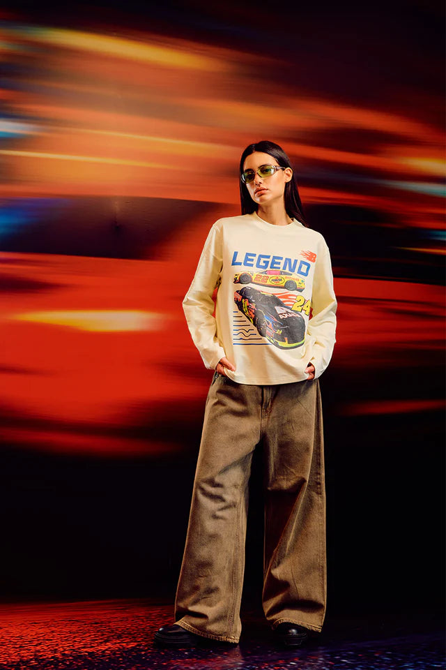 Trendy Full Sleeves T-shirt for Men in Minimalist Everyday Design