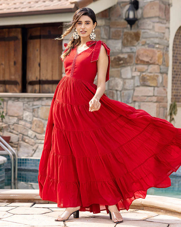Casual Ruby Maxi Dress for Everyday Comfort