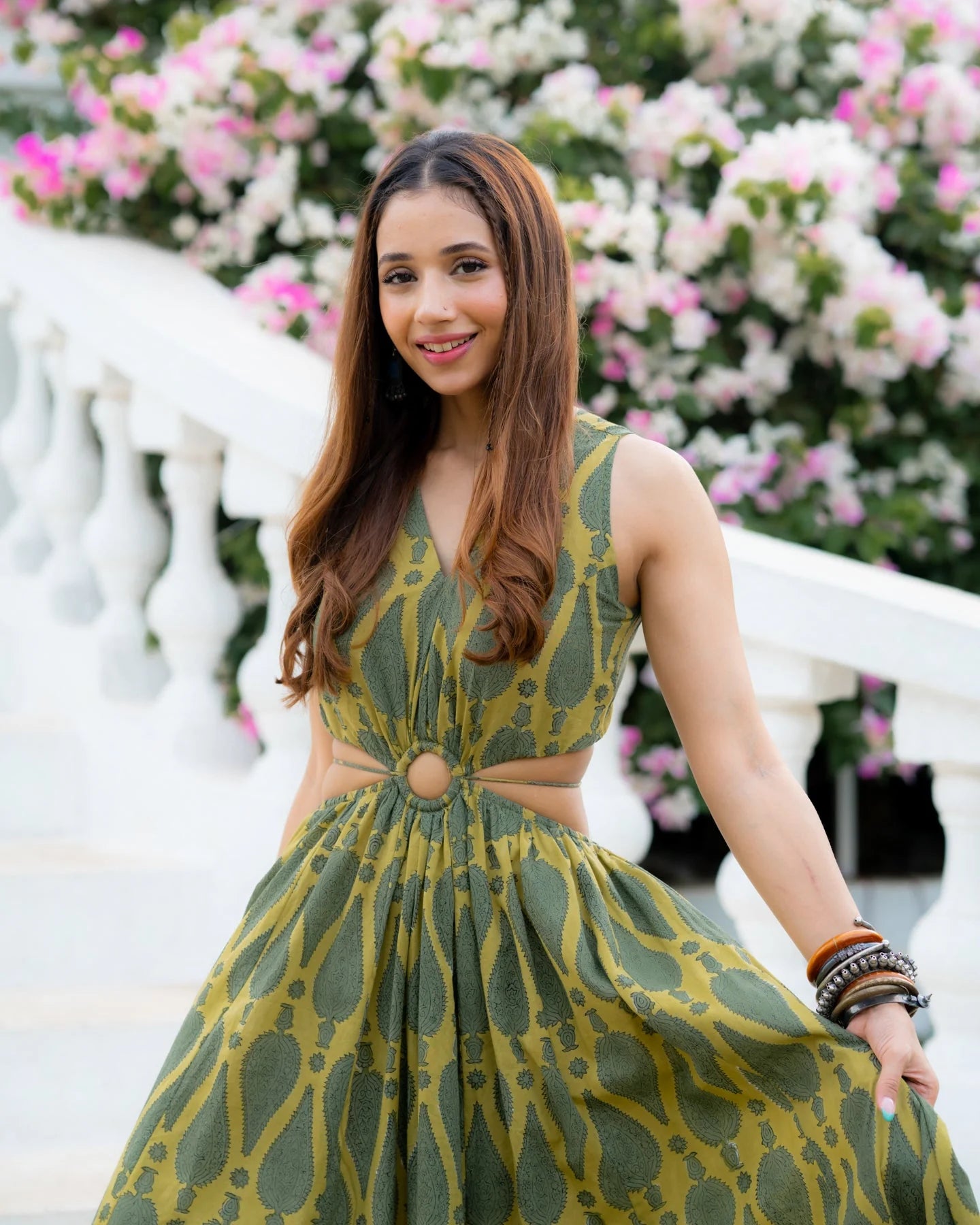 Casual Wear Maxi Dress with Prints for Women