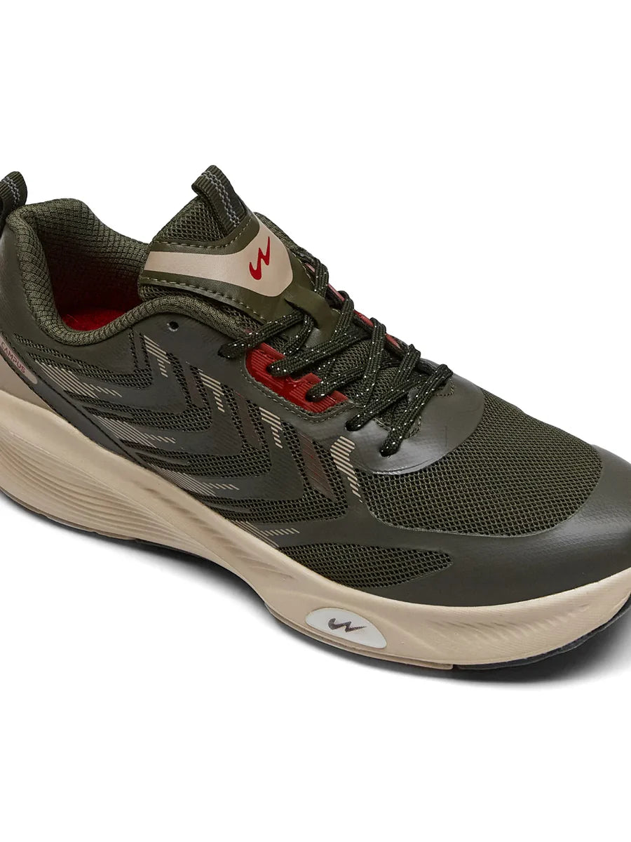 Olive Sports Shoes for Men Perfect for Jogging and Exercise
