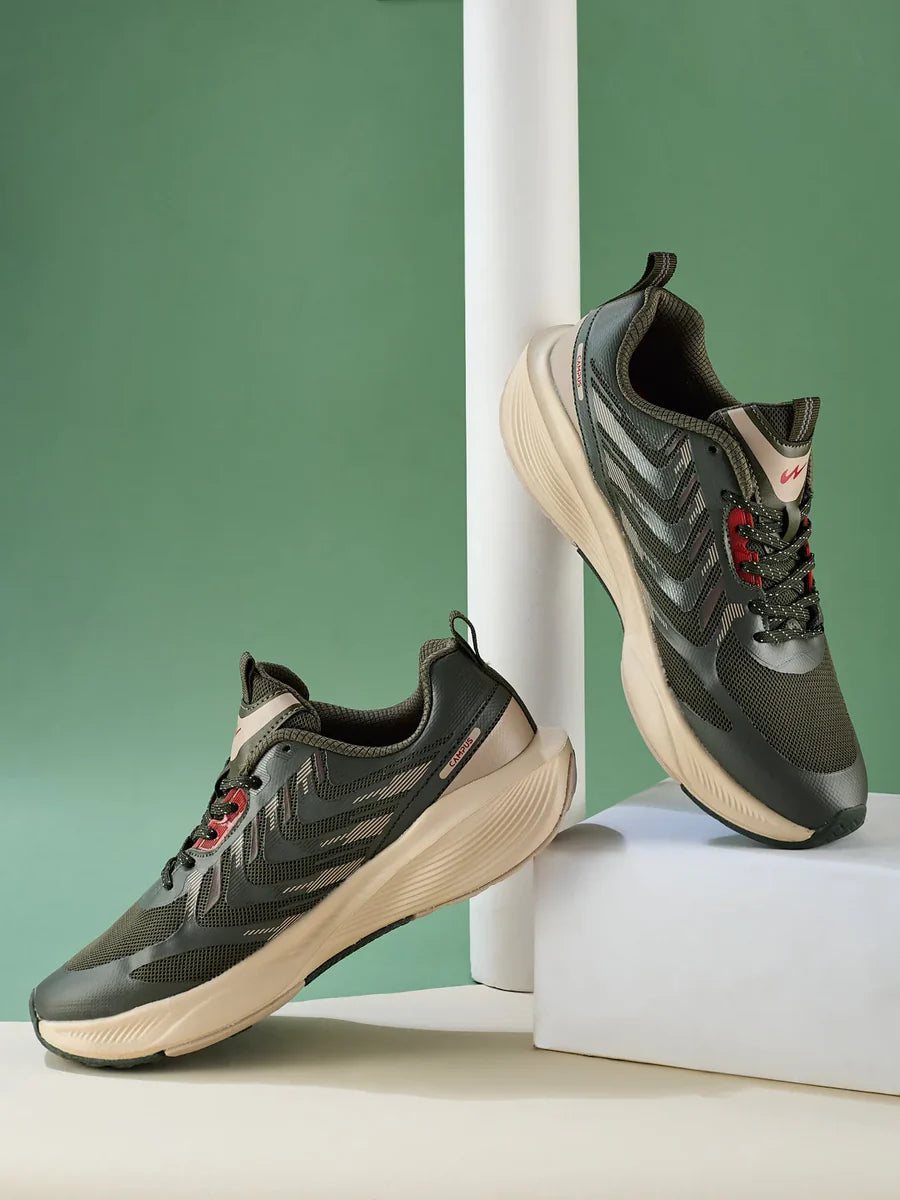 Olive Sports Shoes for Men Perfect for Jogging and Exercise