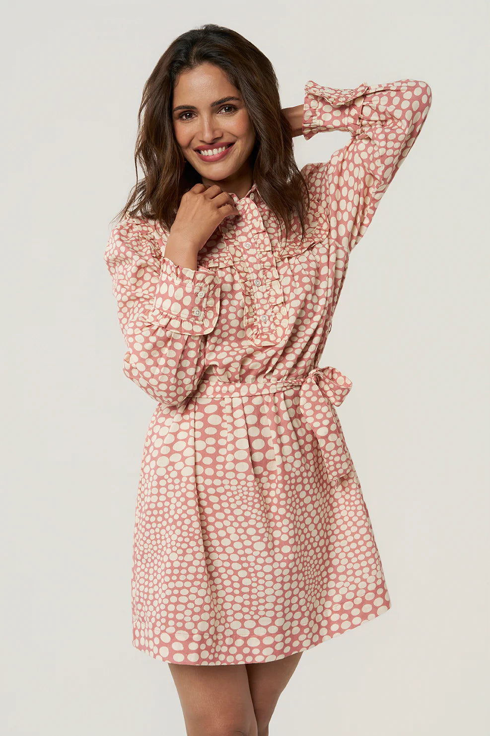 Elegant Khadi Cotton Brunch Dress for Women